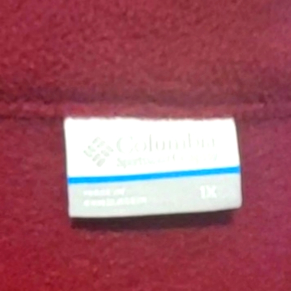 COLUMBIA FLEECE ZIP VEST WOMEN'S SIZE 1X - Picture 5 of 9